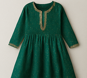Green Anarkali Dress